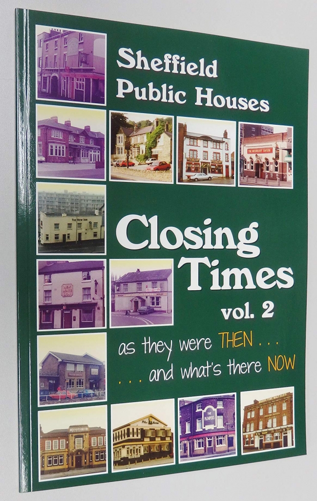 Closing Times Vol 2 Book showing Colour photos of closed Sheffield